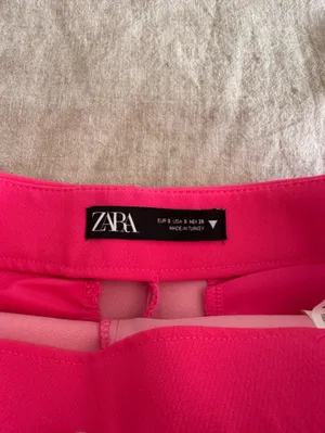Zara Hot Pink Mini Skort Size Small thumbnail 3