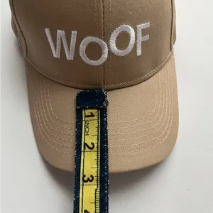 Tan 'Woof' Baseball Cap thumbnail 4