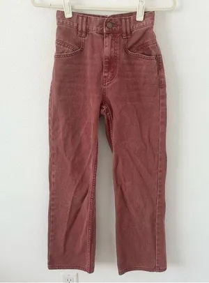 BDG Red Issa High Waisted Cowboy Jeans thumbnail 1