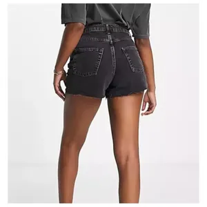 TopShop A Line cut off shorts size 6 thumbnail 2