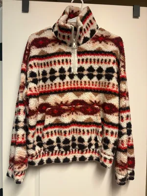 OFFLINE by Aerie Sherpa Quarter-Zip thumbnail 1