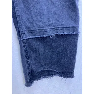 Rails The Getty Crop Womens Size‎ 27 Black Patchwork High Rise Wide Leg Jeans thumbnail 7