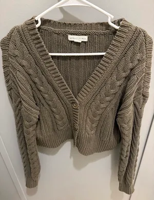 Aeropostale Olive Green Sweater thumbnail 3