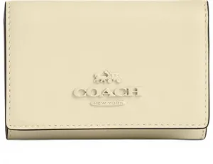 Coach Micro Wallet NEW IM/Moonlight Calf Leather thumbnail 1