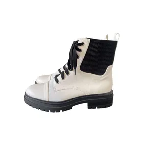 Circus by Sam Edelman Giovanny White / Black Combat Boot 9M Moto Boot/ Winter thumbnail 7
