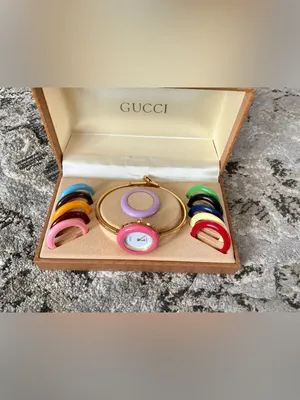 Beautiful Gucci Watch set with Interchangeable Color Bezels🔥🔥🔥 thumbnail 10