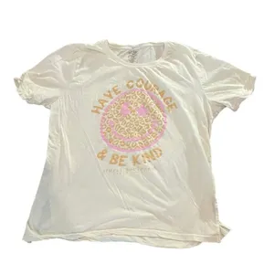 Simply Southern* OS "Have courage and Be Kind" Tee - VANILLA‎ ACID thumbnail 2
