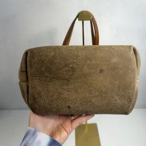 Rogue Industrie Leather Tote Bag Full Grain Heavy Purse Brown Open Top‎ Distress thumbnail 7