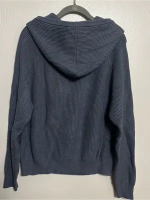 Edikted Women’s Sweater Pullover Hooded Sofie Knit Oversized Gray‎ XS thumbnail 4