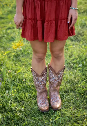 Shyanne Floral Embroidered Boots thumbnail 1
