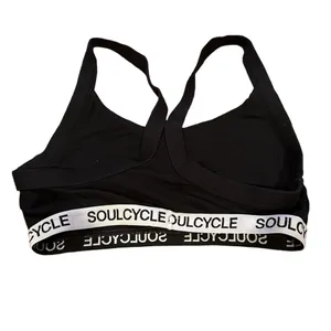 Soulcycle Black White Cotton Bralette Loungewear Racerback Top S thumbnail 3