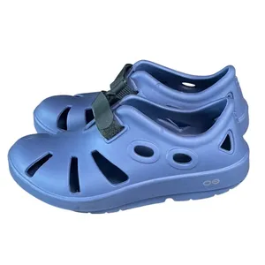 OOFOS OOahh Sport Flex Recovery Shoes Womens 8 Mens 6 Blue Clogs Adjustable thumbnail 3