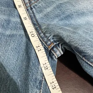 NWT Madewell Superwide Leg Jeans Fannin Wash Rigid Denim Cuffs High Rise thumbnail 9