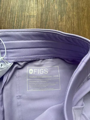 NWT FIGS Women’s Lavender Dew Purple Zamora Jogger Scrub Pants - Size XXS thumbnail 3