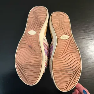 Dr. Scholl's Women's Sandals with Pink and Purple Woven‎ Straps thumbnail 5