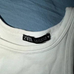 Zara Cream Ribbed Tank Top thumbnail 2