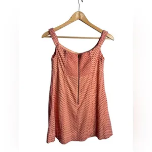 Free People Berry Kiss Mini Dress NWT Small Orange Floral Off Shoulder Boho thumbnail 6