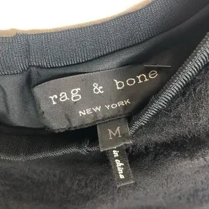 Rag & bone short sleeve silk black dress women's medium‎ thumbnail 5