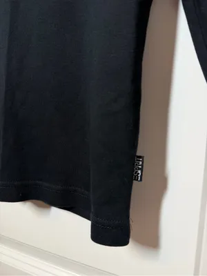 Esprit Black Turtleneck Top with Argyle Detail thumbnail 2