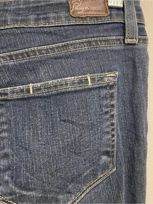 Paige Womens Size 28 31x29 31” Peg Skinny Jeans Blue Denim Cigarette Slim Leg Ma thumbnail 8