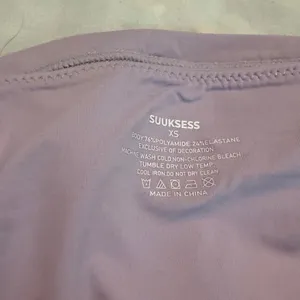 SUUKSESS Lavender Purple Low Back Tank Top Sleeveless Boat Neck XS thumbnail 7