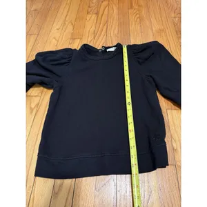 Ulla‎ Johnson Drew Puff Sleeve Pullover Bamboo Cotton Sweater Size Small thumbnail 6
