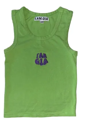 I am gia Green and Purple Tank thumbnail 1