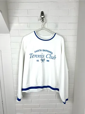 Lazy Sunday Santa Barbara Tennis Club Sweatshirt Size XL thumbnail 4