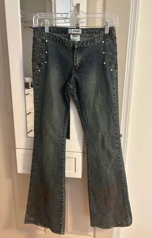 Vintage gasoline pants Y2K Blue thumbnail 1