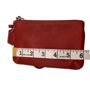 COACH Red Wristlet thumbnail 7