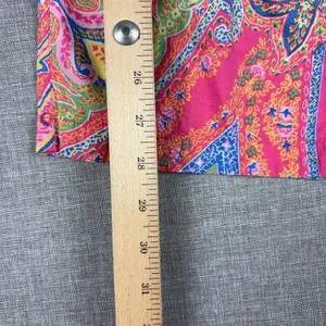 Lauren Ralph Lauren Paisley Capri Pants Womens Medium Elastic Waist thumbnail 5