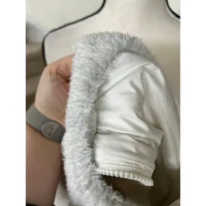 Patagonia Los Gatos White Fuzzy Fleece Zip Up Vest thumbnail 5