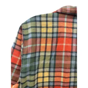 LL Bean Rainbow Plaid Flannel Pajama Set Sleepwear Cozy Rustic Loungewear L thumbnail 4