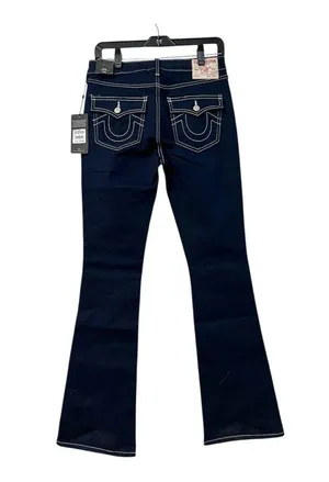 TRUE RELIGION VINTAGE BECCA BIG T FLAP BOOTCUT JEAN size 27 NWT thumbnail 6