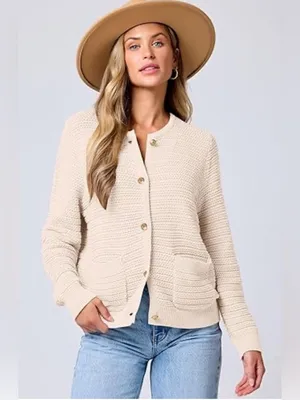 Women's Cream Button thumbnail 1