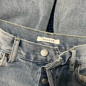 PacSun Blue Straight Leg Distressed Jeans thumbnail 6