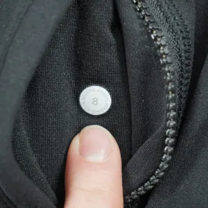 Lululemon Define Hoodie Black Full Zip Jacket Nulu Size 8 Casual Athleisure Yoga thumbnail 5