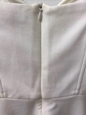 Zara | NWOT White Corset-Style Mini Dress (Size M) thumbnail 10