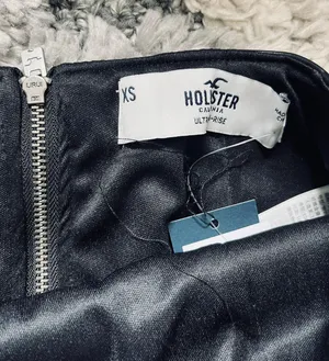 Hollister Black Leather Mini Skirt thumbnail 4