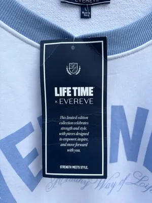 NWT EVEREVE X Lifetime Wellness Graphic Sweatshirt Size Large thumbnail 6