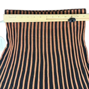 STAUD Alesia Tan Black Graduating Rib Knit Sweater Maxi Skirt Size M NEW Tags thumbnail 7