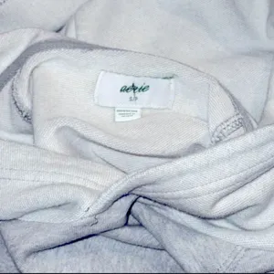 Aerie Luxe Inside Out Cropped Hoodie in Combo Grey Size S thumbnail 6