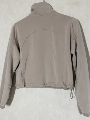 Lululemon Women’s Lululemon Brushed Softstreme Half Zip in Riverstone 4 thumbnail 6
