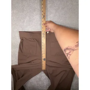 NWT Halara Wide Leg Stretch Trousers‎ Brown High Waist Smart Casual Size xl thumbnail 11