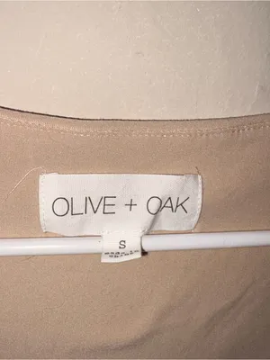 Olive + oak nude square neck bodysuit S thumbnail 2