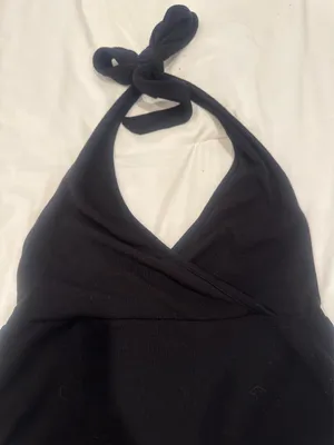 Halter black top thumbnail 2