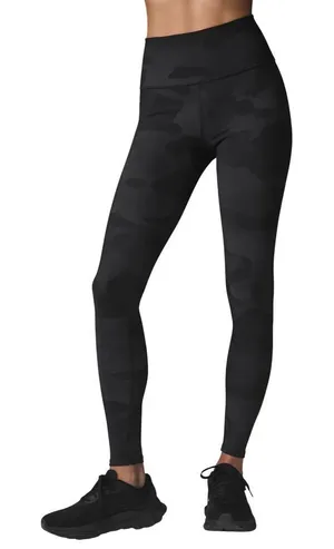 alo Yoga High-Waist Camo Vapor Legging Black Camouflage, Size S, New Without Tag thumbnail 1
