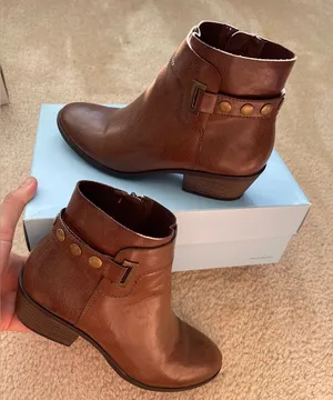 Xappeal | Brown buckle ankle boot Size 7.5 thumbnail 1
