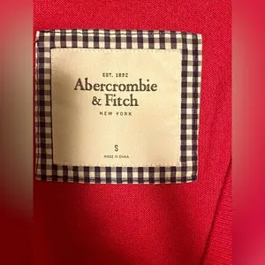 Abercrombie & Fitch Pink Button Up Sweater Cardigan w/ Quarter Sleeves thumbnail 4