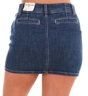 We The Free Daylight Denim Mini Skirt Size 25 Blue thumbnail 2